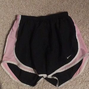 Pink and Black Nike Shorts